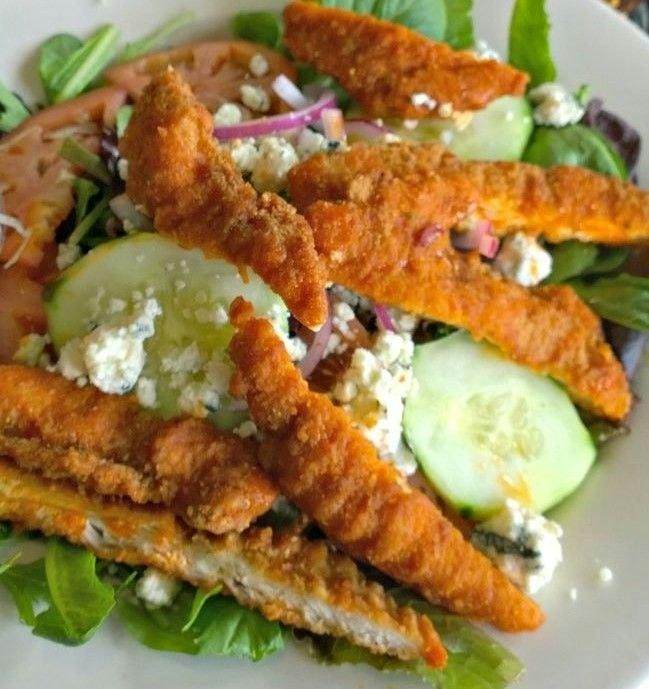 Buffalo Chicken Salad from Mike's Food and Spirits in Somerville, Ma
