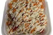 Buffalo Chicken Salad from Canyon Pizza in State College, PA