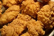 Chicken Fingers (hand breaded) from Bailey Seafood in Buffalo, NY