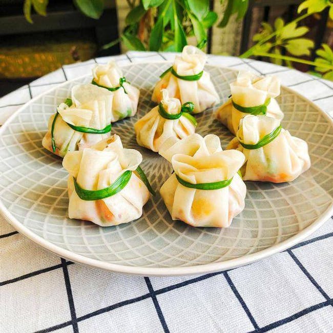 Lucky Shrimp Dumplings (4) ??? from DJ Kitchen in Philadelphia, PA