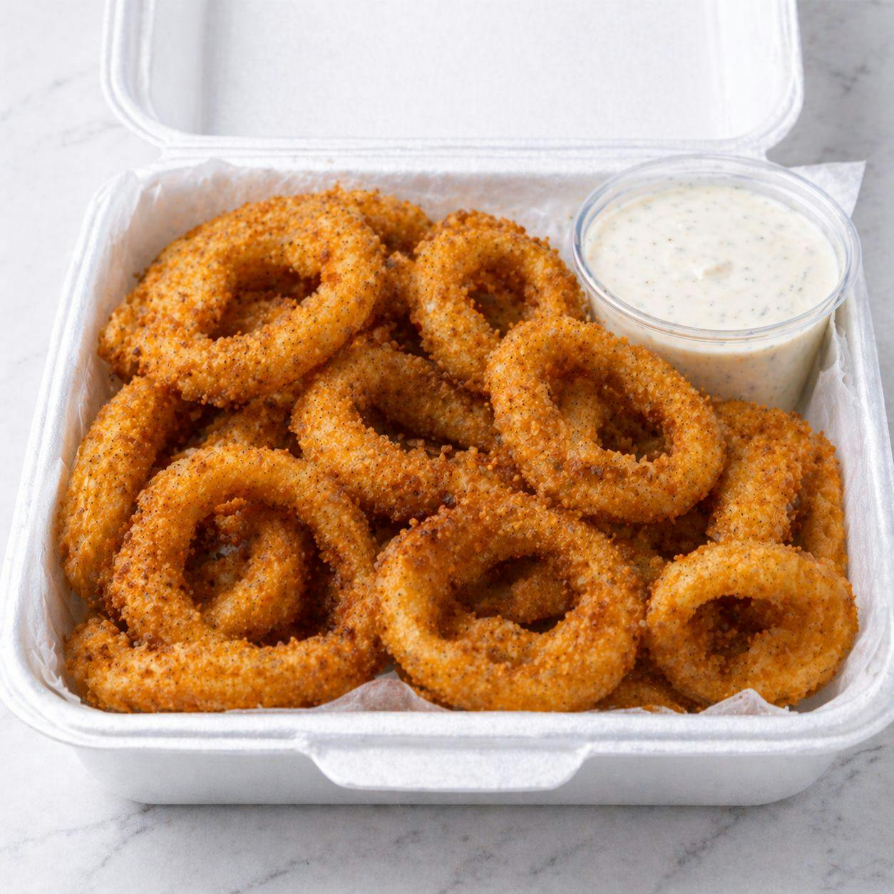 Onion Rings from The Fatty Patty-Downtown (Food Truck) in Milwaukee, WI