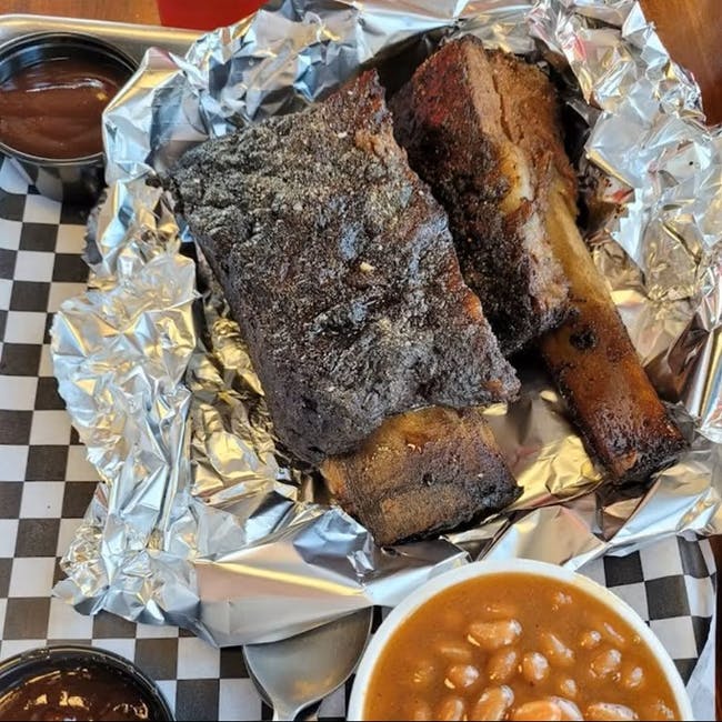 Beef Ribs  full ribs GF/SF from Santa Maria BBQ in Huntington Beach, CA