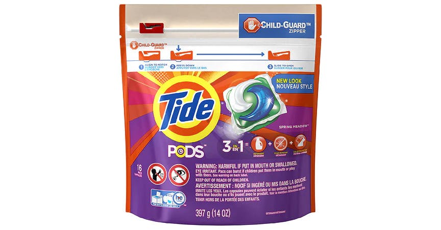 Tide Pods Laundry Detergent Spring Meadow (16 ct) from EatStreet Convenience - W 23rd St in Lawrence, KS