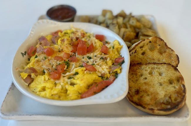 Colorado Jack Scramble from The Great Egg Restaurant in Denton, TX
