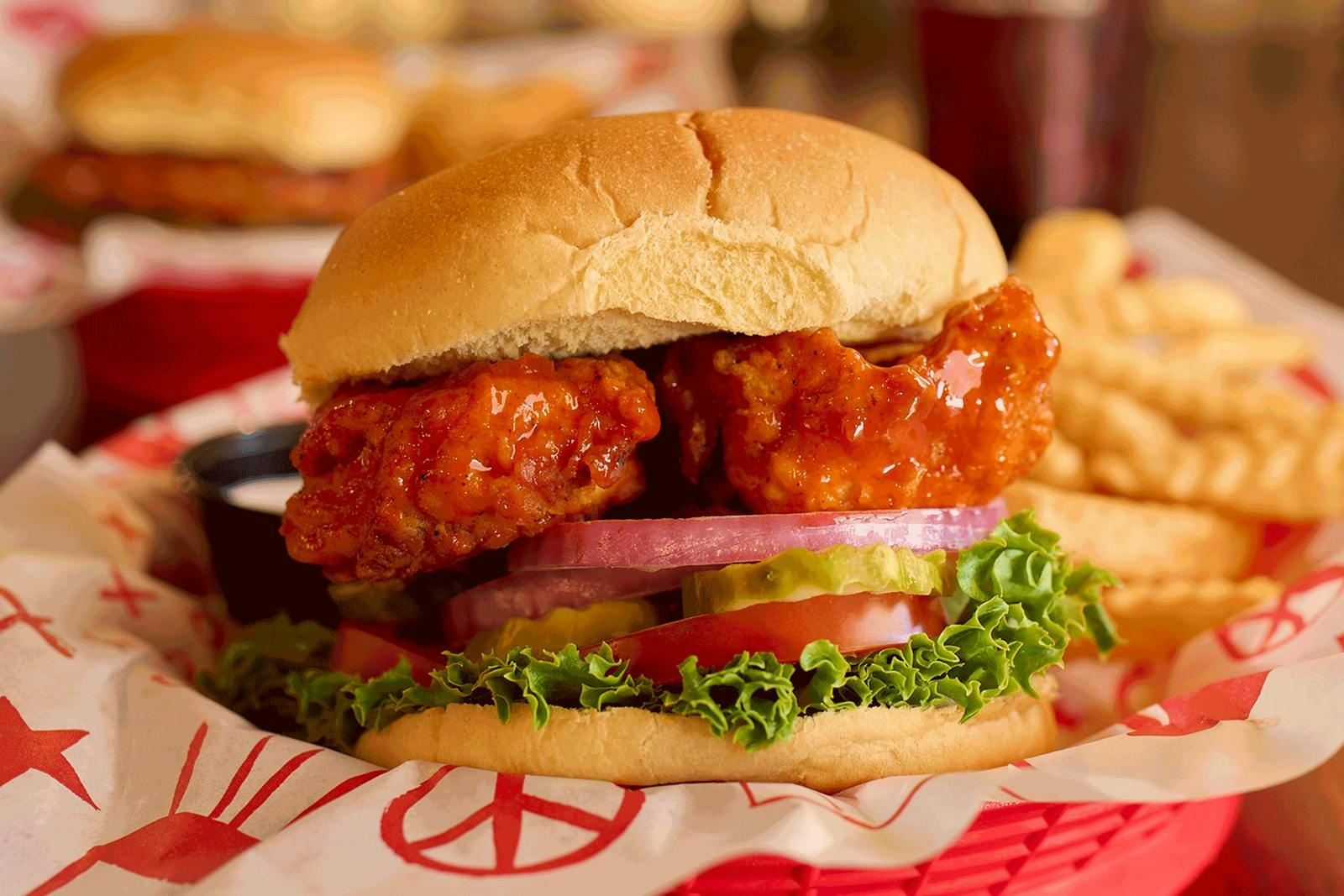Buffalo Chicken Sandwich from Jefferson's Restaurant in Brentwood, TN