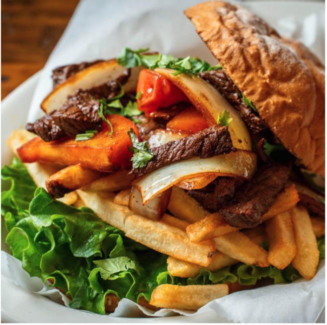 Lomo Sandwich from Estacion Inka in Madison, WI