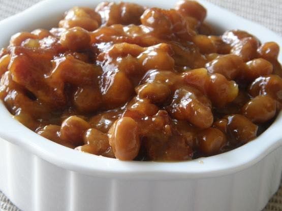BBQ Baked Beans*** from All American BBQ in West Hills, CA