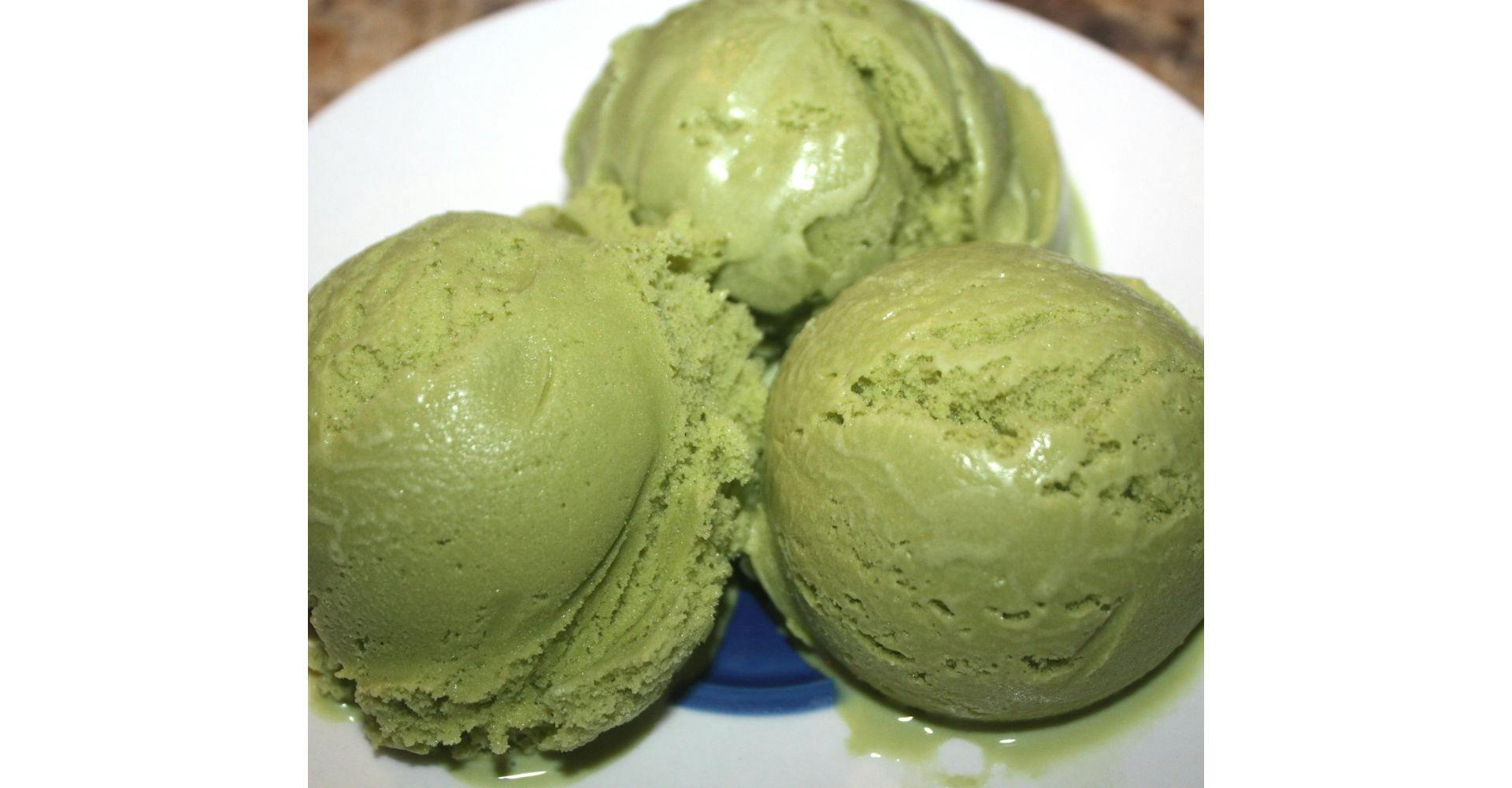 Green Tea Ice Crem from Sequoia Ramen & Sushi Lounge in Madison, WI