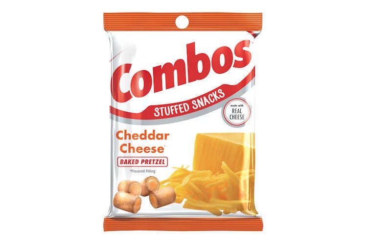 Combos Stuffed Snacks Cheddar Cheese Pretzel, 6.3 oz. from BP - W Kimberly Ave in Kimberly, WI