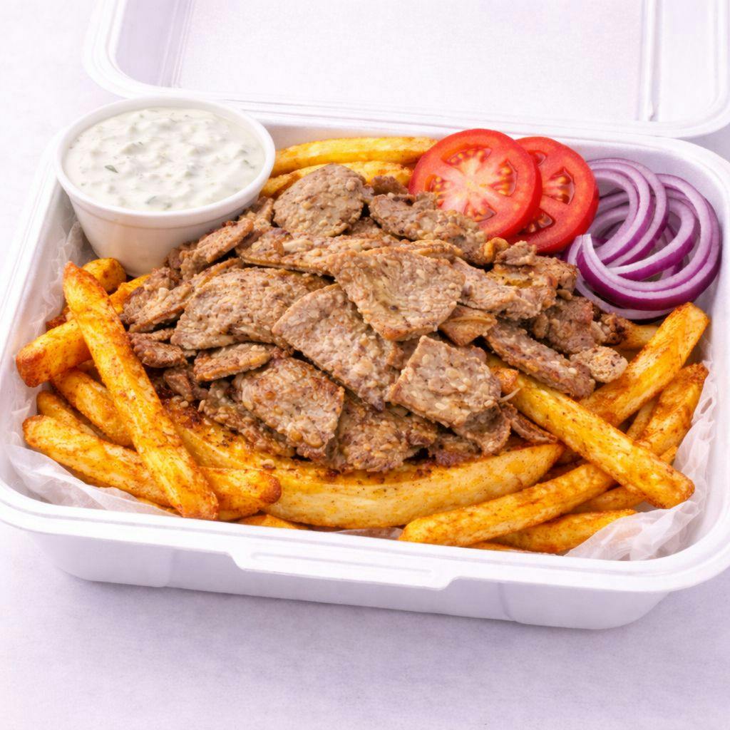 French Gyro from The Fatty Patty-Downtown (Food Truck) in Milwaukee, WI