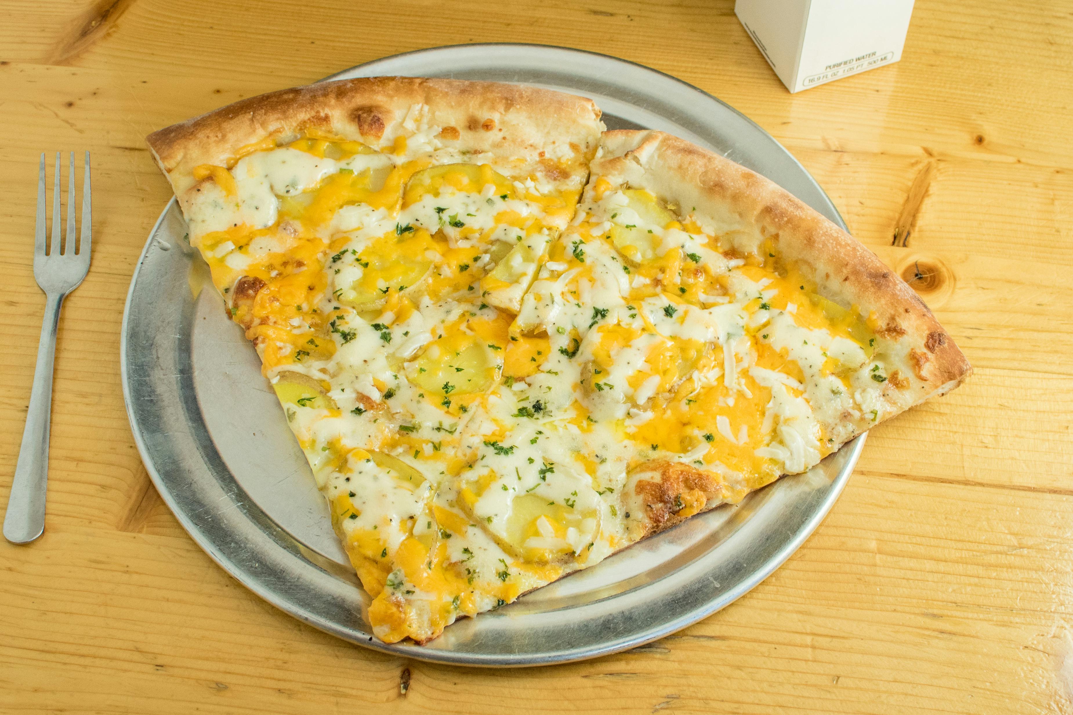 Cheesy Potato with Ranch Pizza from Ian's Pizza on State (Downtown) in Madison, WI