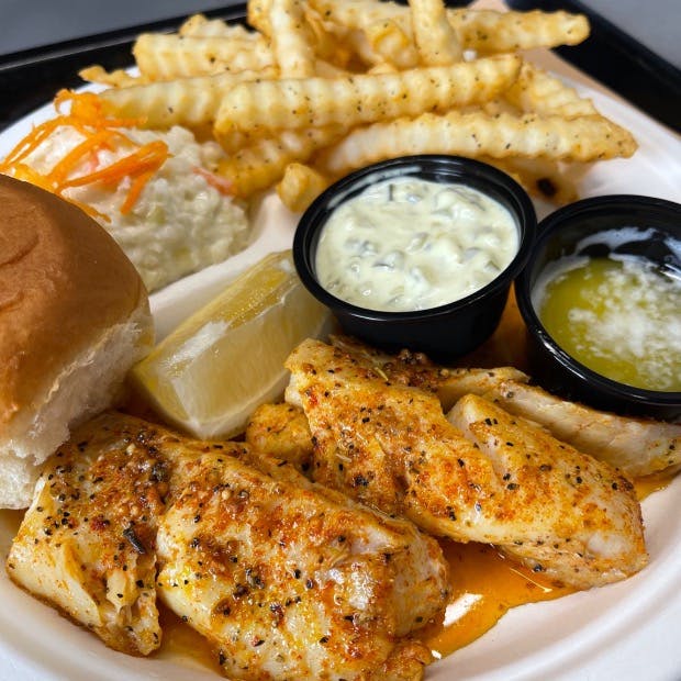Baked Cod Special (Friday'sOnly) from Beef Butter BBQ - N Sherman Ave in Madison, WI