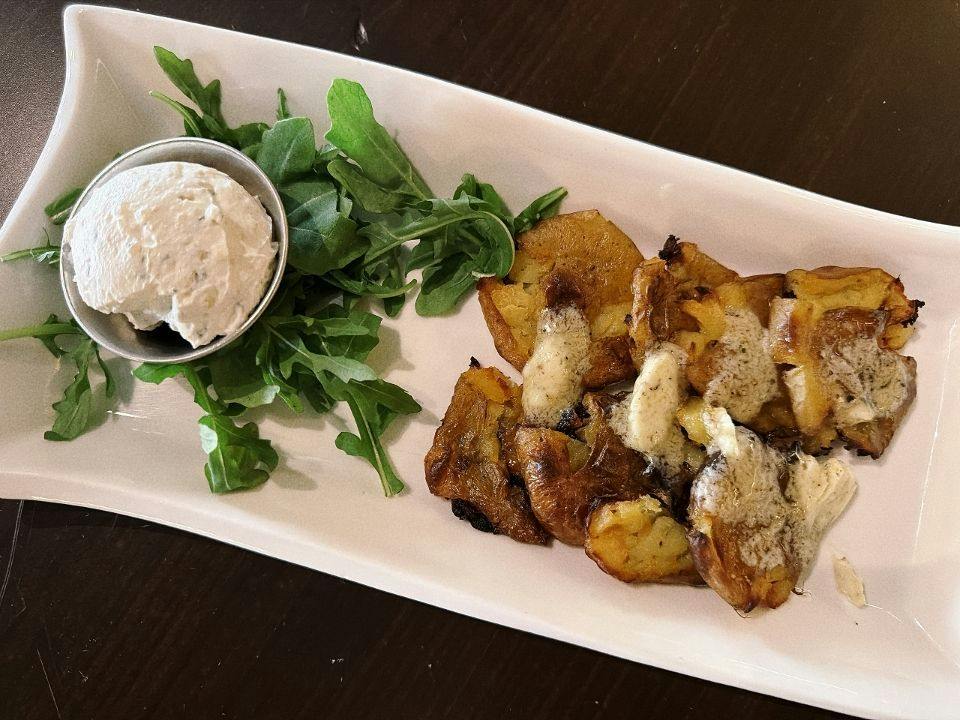 Smashed Potato & Onion Dip from The Bottle Room in Green Bay, WI