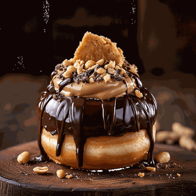 *Peanut Butter Cup Donut from 322 BBQ - Marsh Rd in Wilmington, DE