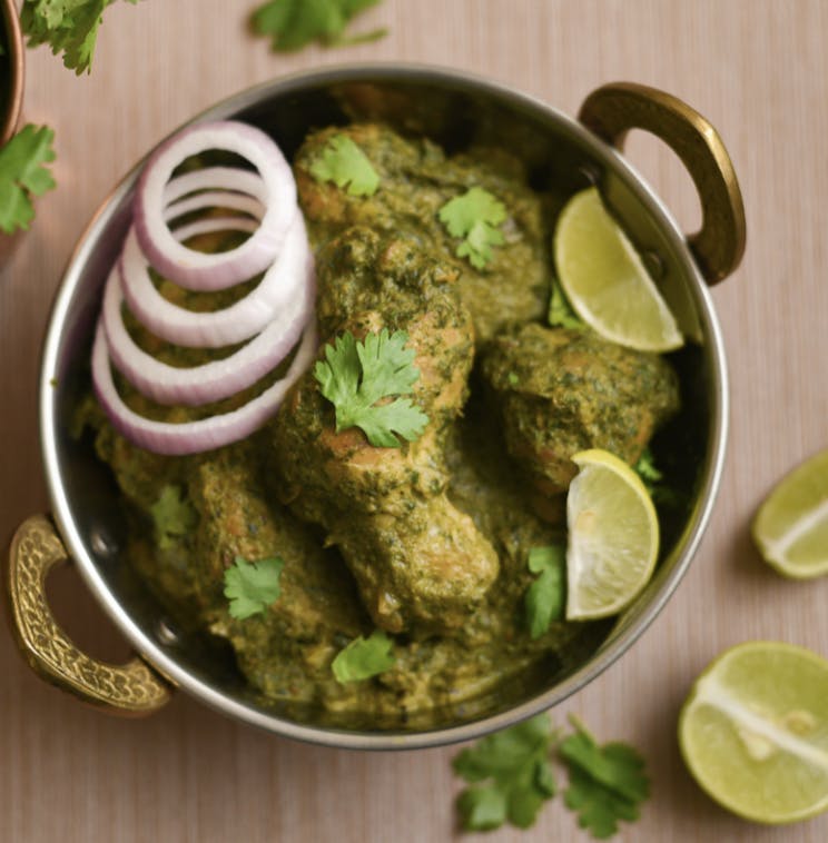 Chicken Hariyali from Cafe India Bar & Grill in Milwaukee, WI