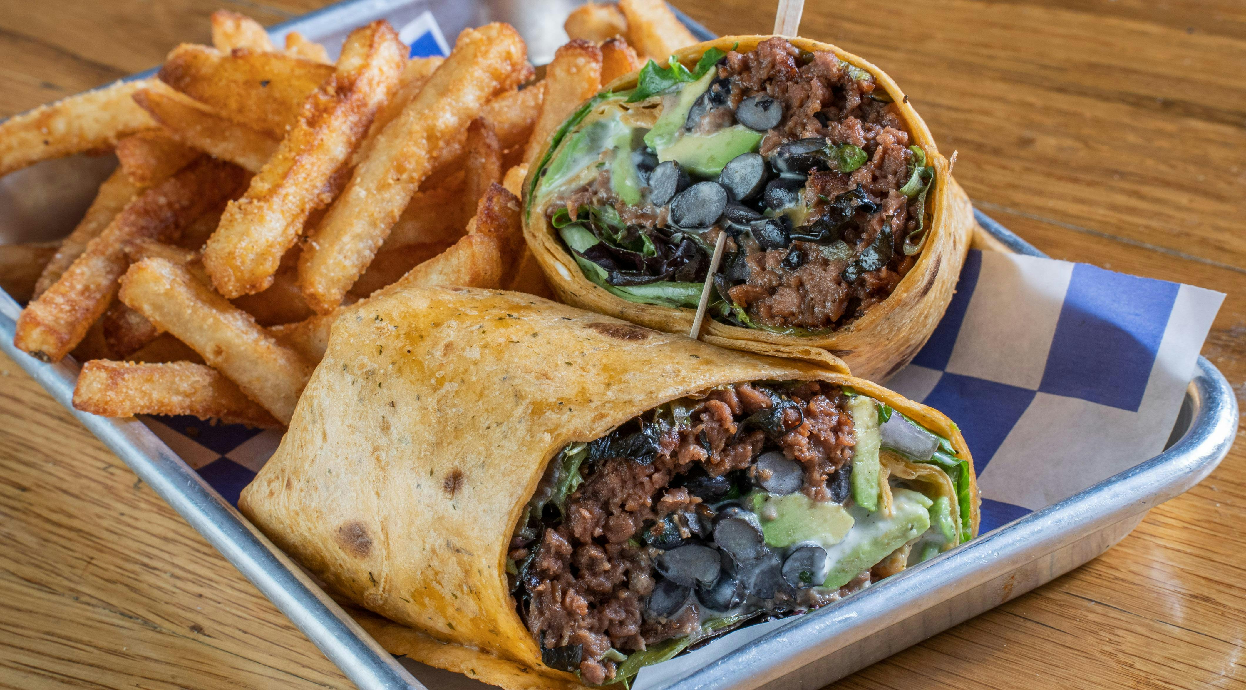 Grass Roots Wrap from Austin Burger Company - East 6th St in Austin, TX