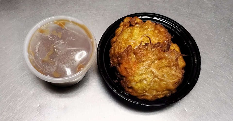 122. Shrimp Egg Foo Young from Asian Flaming Wok in Madison, WI