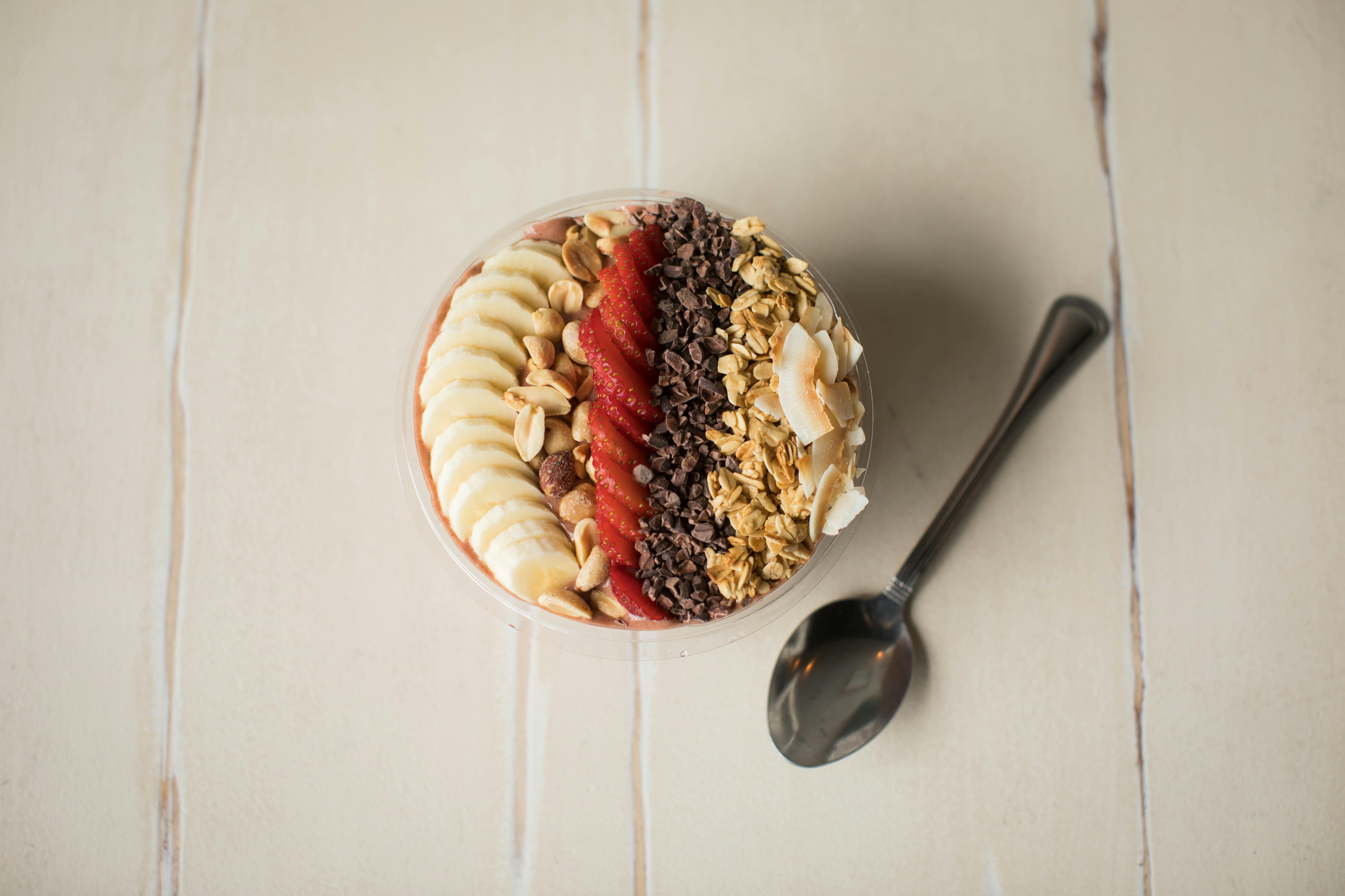Banana Split Smoothie Bowl from Dirt Juicery - Bay Park Square in Green Bay, WI