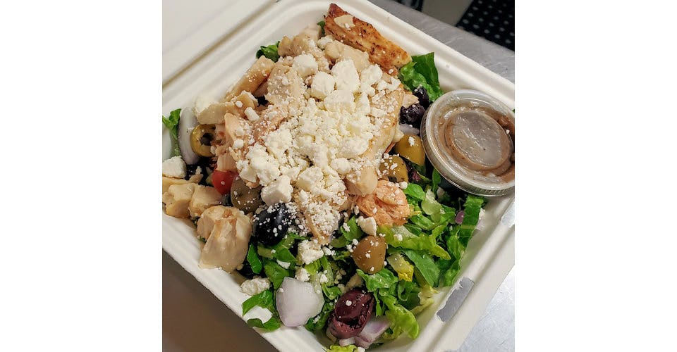 Greek Salad from Just Gyros by GR's in Janesville, WI