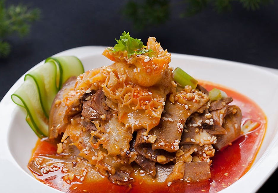 Beef and Tripe with Chili Oil ???? from DJ Kitchen in Philadelphia, PA