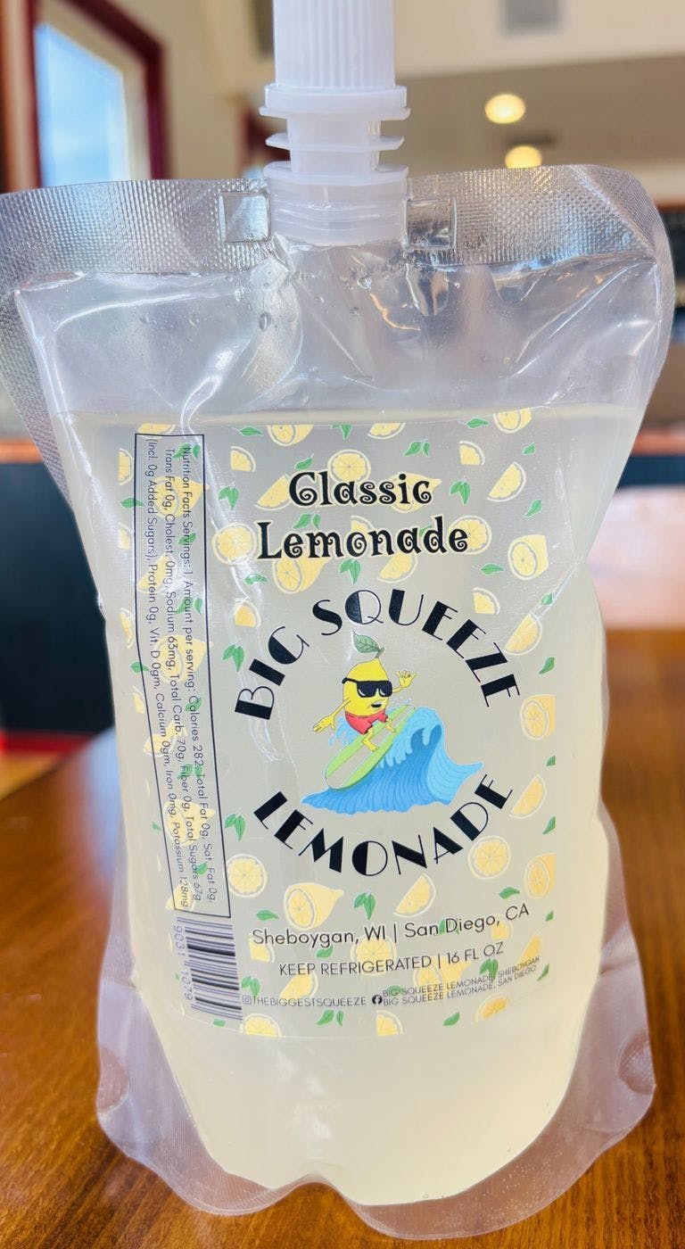 Big Squeeze Lemonade from Arrosto Delicatessen in Sheboygan, WI