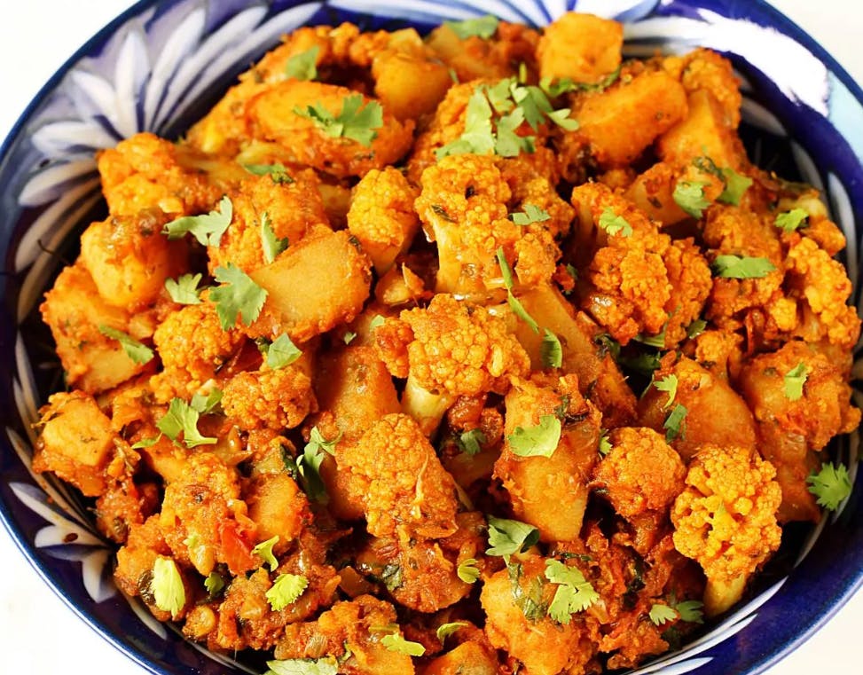 Vegan Alu Gobi from Punjabi Tandoor - San Diego (Morehouse Dr) in San Diego, CA