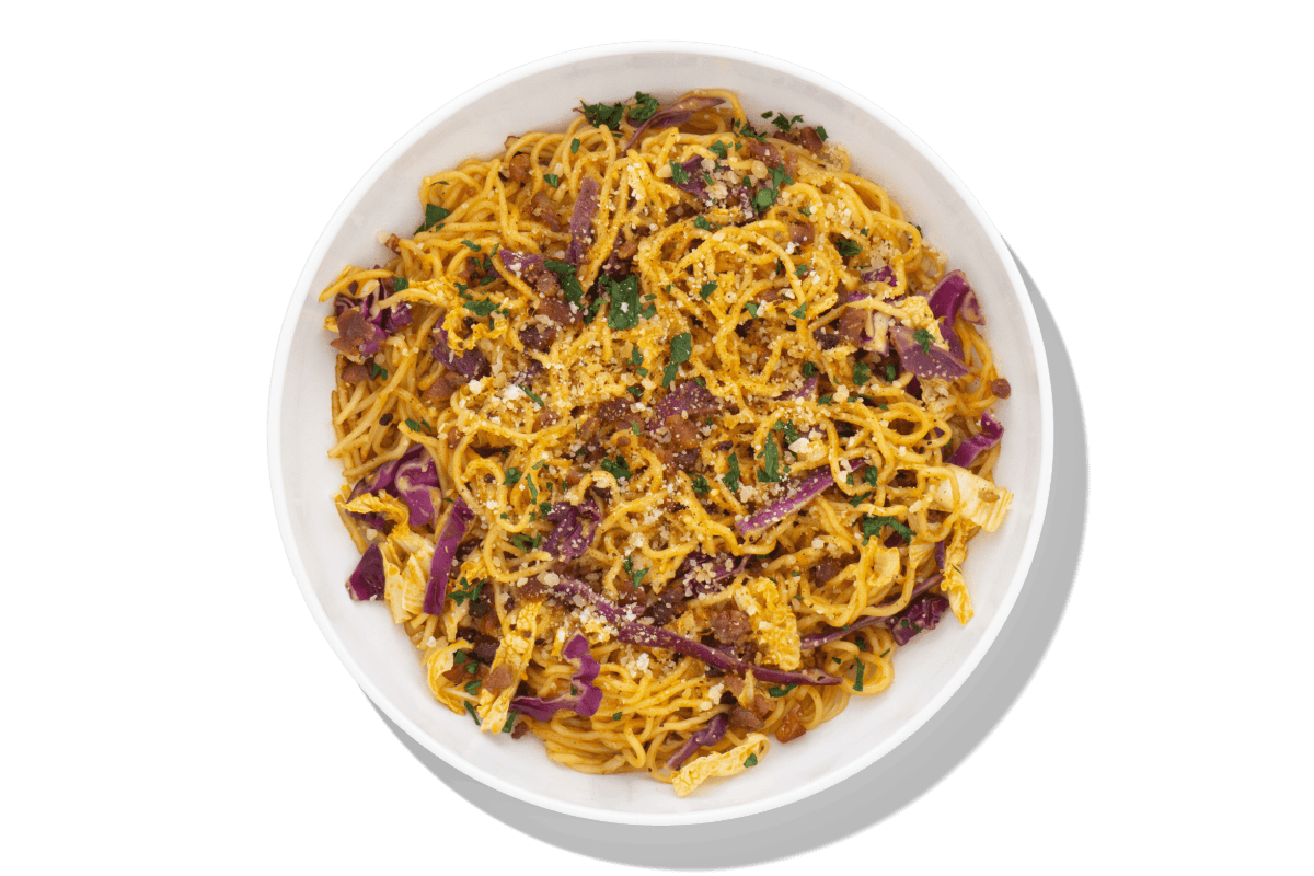 Gochujang Carbonara Ramen Noodles from Noodles & Company - Green Bay S Oneida St in Green Bay, WI