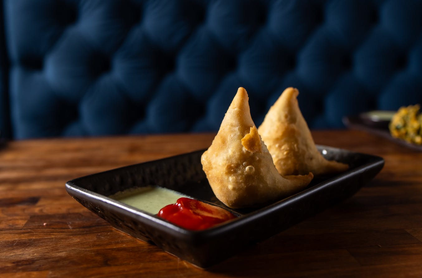 Vegetable Samosas (V) from Sura Indian Bistro - Chestnut St in Philadelphia, PA