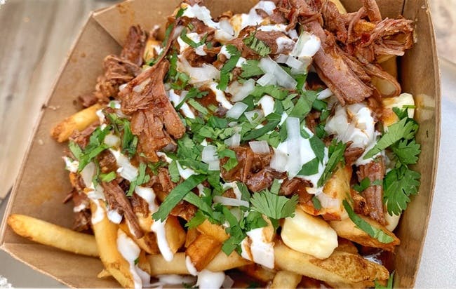 Birria Poutine from The Kroft - N Broadway in Los Angeles, CA