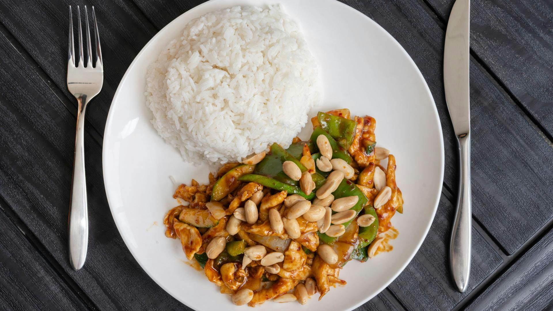GT* Kung Pao Entr?e from General Tso's Restaurant & Catering - Dunwoody in Dunwoody, GA