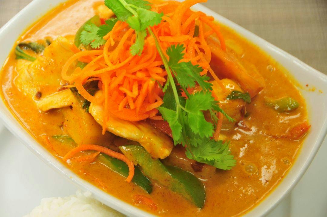 Panang Curry from Thai Thai Restaurant in Dallas, TX