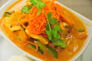 Panang Curry from Thai Thai Restaurant in Dallas, TX
