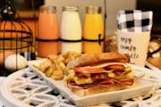 Deluxe Egg Sandwich from The Great Egg Restaurant in Denton, TX