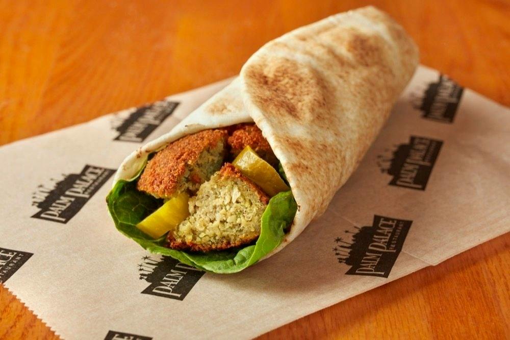 Lunch | Falafel Sandwich from Palm Palace Restaurant in Ann Arbor, MI