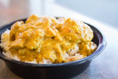 Uncle Pang's Coconut Curry Chicken Go Bowl from Dim Sum King in Sunnyvale, CA