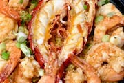 Lobster Tail & Shrimp Bowl from Bailey Seafood in Buffalo, NY