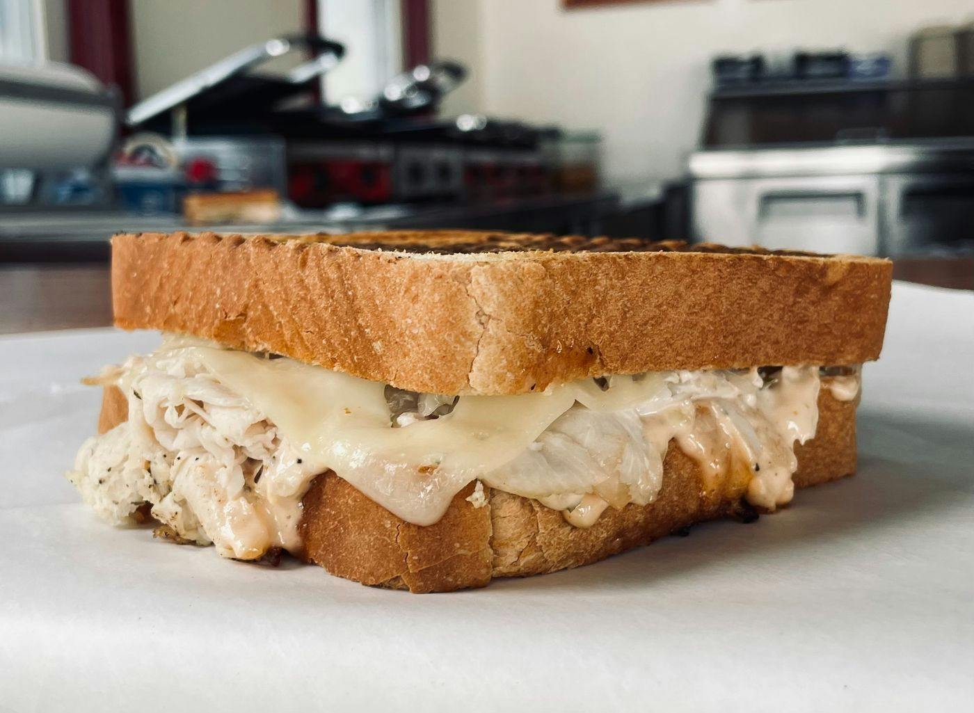 Special Panini- Turkey Reuben from Arrosto Delicatessen in Sheboygan, WI