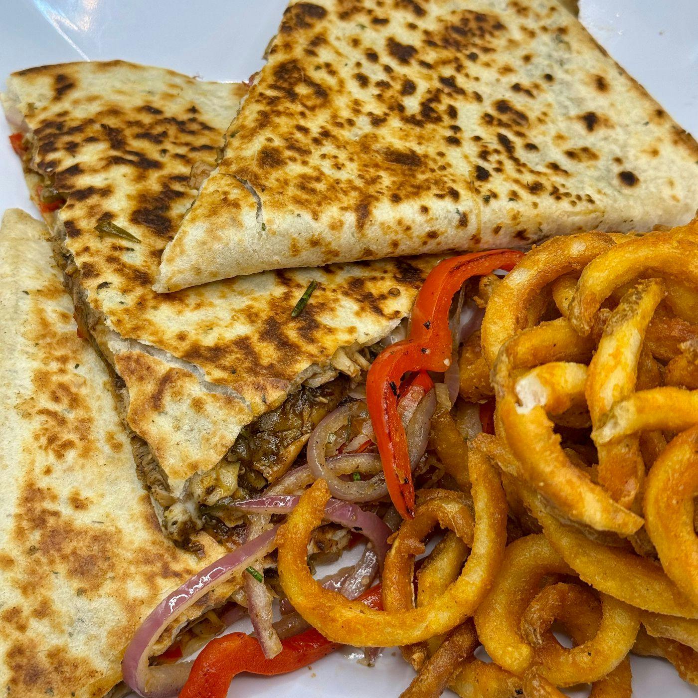 Quesadilla from C'est Bon Caribbean Creole Cuisine in Baytown, TX
