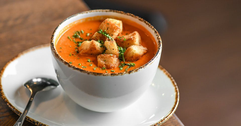 Tomato Basil Soup from Craftsman Table & Tap in Middleton, WI