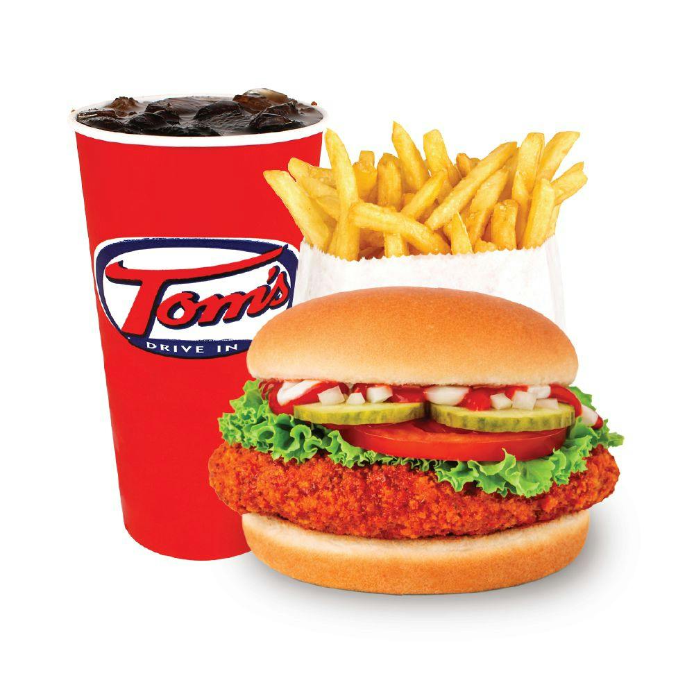 Spicy Chicken Tom Combo from Tom's Drive In - Sheboygan in Sheboygan, WI