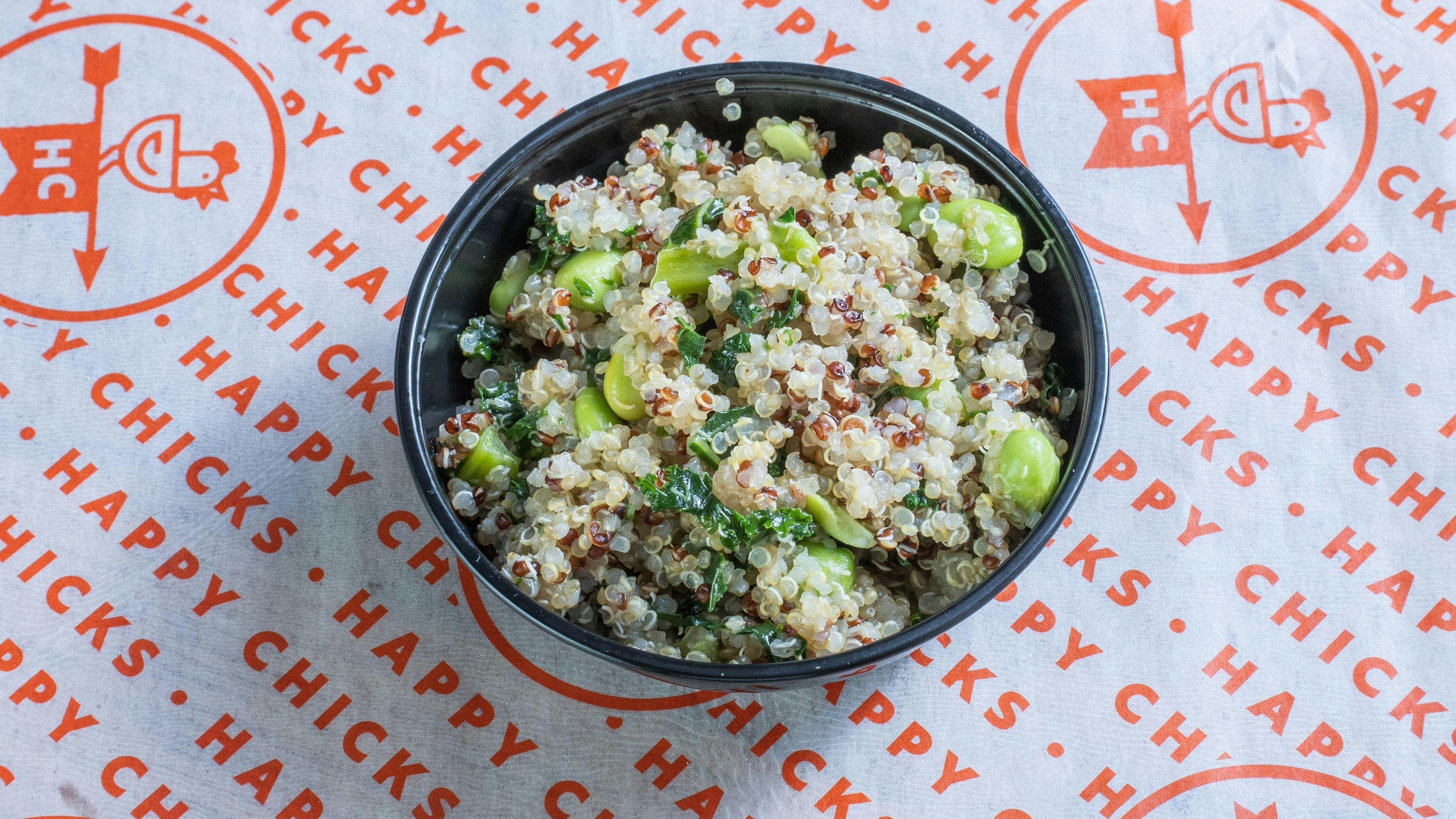 Quinoa Grain Salad side from Happy Chicks - East 6th St in Austin, TX