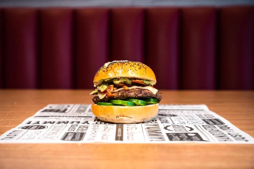5.Dos Amigos Burger. from Bullhorns Grill + Burgers - North Broad St in Elizabeth, NJ
