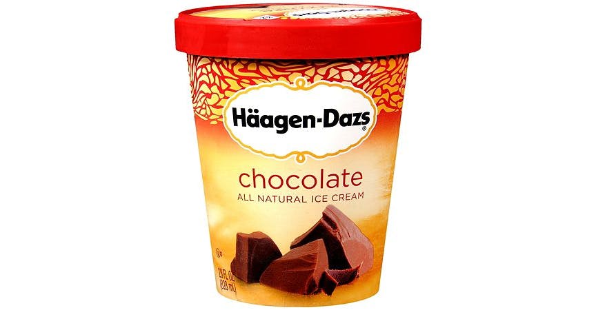 Haagen-Dazs Ice Cream Chocolate (14 oz) from EatStreet Convenience - Bluemont Ave in Manhattan, KS