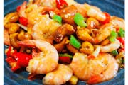 Cashew Shrimp from Tra Ling's Oriental Cafe in Boulder, CO