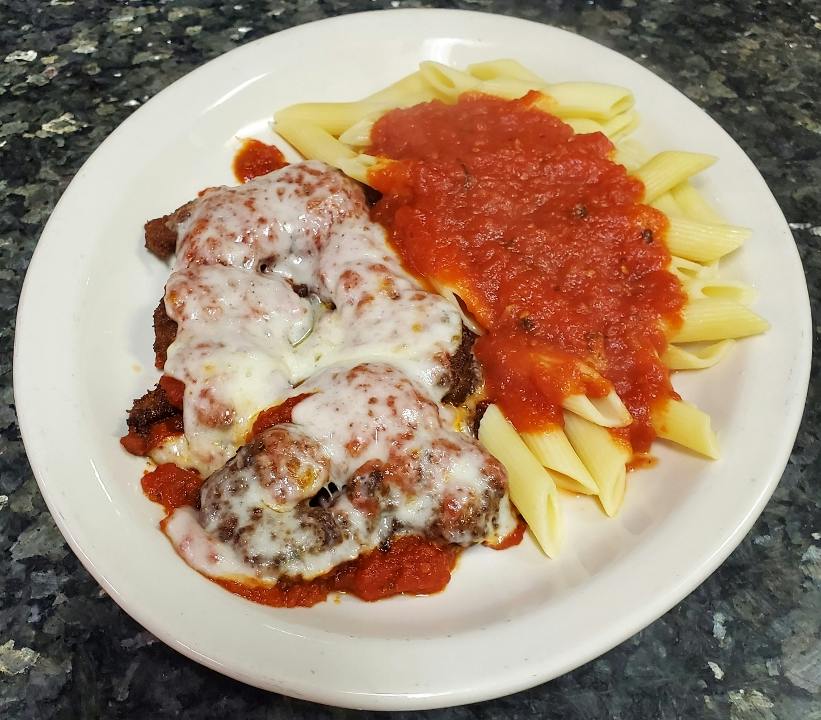 Shrimp Parmigiana from 4 Brothers Italian Restaurant & Pizzeria in Delray Beach, FL