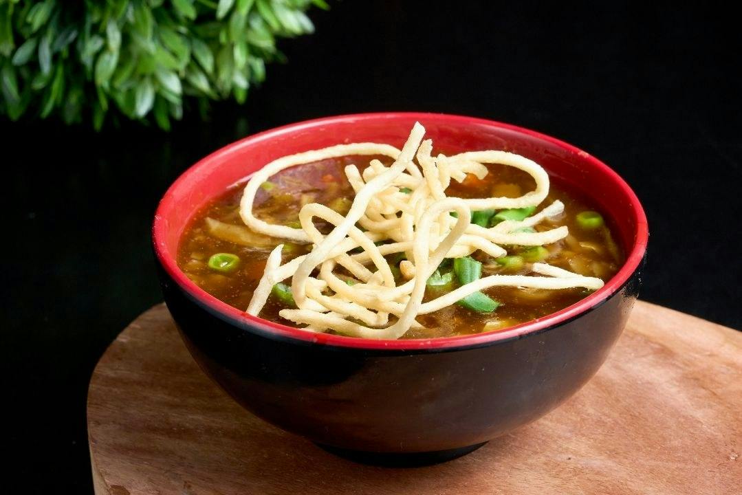 Veg Manchow Soup from Rock N Grill Indian Authentic Cuisine & Bar in Round Rock, TX