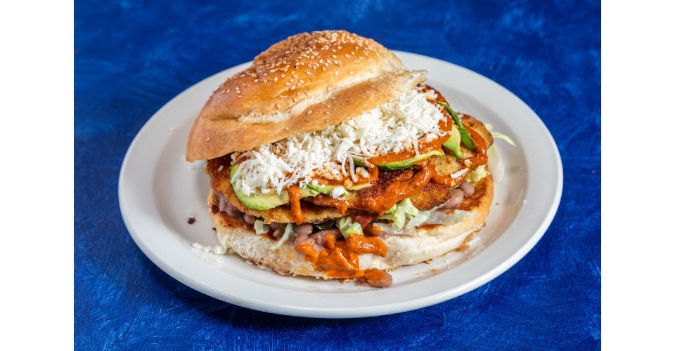 Torta or Cemita from Paco's Tacos in Madison, WI