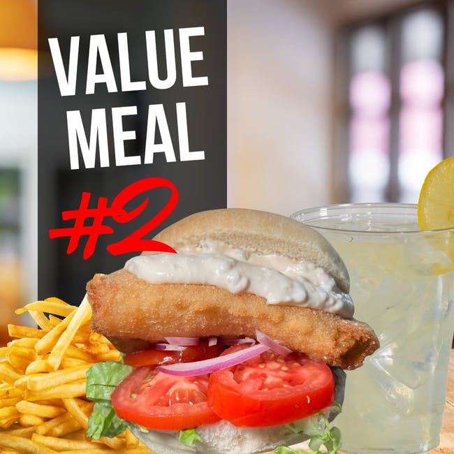 Value Meal #2 Classic Haddock Sandwich from Bailey Seafood in Buffalo, NY