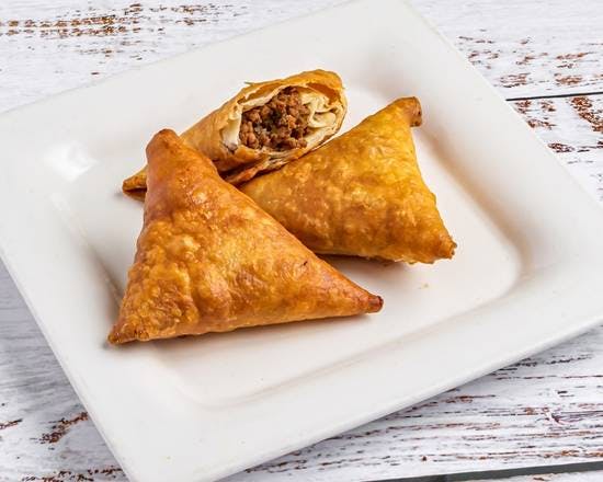 Mini Beef Samosas from Stango Cuisine in Champaign, IL