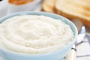 Homemade Grits from Bailey Seafood in Buffalo, NY